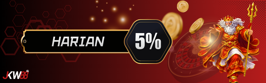 BONUS DEPOSIT HARIAN 5%