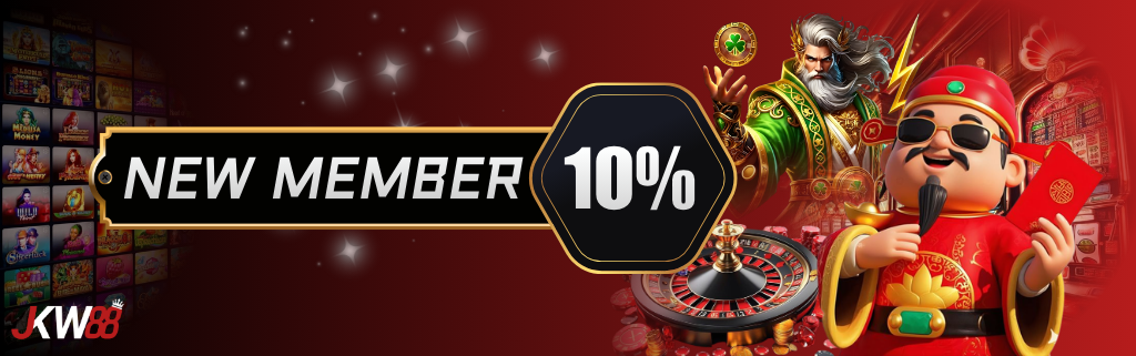 BONUS MEMBER BARU 10%